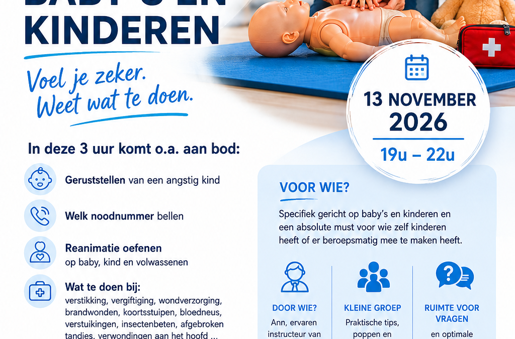 Workshop EHBO : Baby’s en kinderen